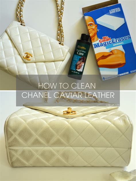 how to clean chanel leather|chanel purse care.